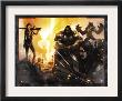 X-Force/Cable: Messiah War #1 Group: Domino, X-23, Warpath And Wolfsbane by Dave Wilkins Limited Edition Print