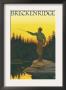 Breckenridge, Colorado - Fisherman Casting, C.2008 by Lantern Press Limited Edition Print