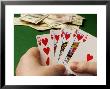 Poker Hand And Dollars by Cut And Deal Ltd Limited Edition Print