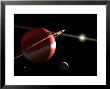 This Is An Artist's Concept Of A Jupiter-Mass Planet Orbiting The Nearby Star Epsilon Eridani by Stocktrek Images Limited Edition Print