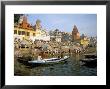 Hindu Sacred River Ganges At Dasasvamedha Ghat, Varanasi, Uttar Pradesh State, India by Richard Ashworth Limited Edition Print