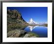 Matterhorn Reflected In The Riffelsee, Near Rotenboden, Zermatt, Valais, Swiss Alps, Switzerland by Ruth Tomlinson Limited Edition Print