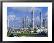 Oil Refinery On Bank Of Mississippi Near Baton Rouge, Louisiana, Usa by Anthony Waltham Limited Edition Print