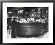Men Placing Bets On Horses At The Casino Counter by Ralph Morse Limited Edition Print