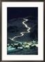 Skiers Bearing Torches Ski Down Mont Blanc Glaciers To Val Disere by George F. Mobley Limited Edition Print