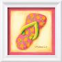 Pink Flip Flop Iii by Kathy Middlebrook Limited Edition Pricing Art Print