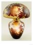 The Peony, A Galle Carved, Acid-Etched And Triple Overlaid Table Lamp by Emile Galle Limited Edition Print