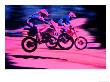 Two People Motocross Racing by Harold Wilion Limited Edition Print