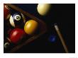 Rack Of Pool Balls With Chalk And Cue by Ernie Friedlander Limited Edition Pricing Art Print