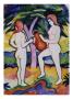 Two Nudes With Jug by Auguste Macke Limited Edition Pricing Art Print