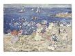 New England Beach Scene by Maurice Brazil Prendergast Limited Edition Pricing Art Print