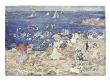 New England Beach Scene by Maurice Brazil Prendergast Limited Edition Print