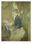 At The Piano, Madame Juliette Pascal In The Salon by Henri De Toulouse-Lautrec Limited Edition Print