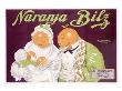 Naranja Bilz by Achille Luciano Mauzan Limited Edition Print