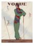 Vogue Cover - December 1928 by Jean Pages Limited Edition Pricing Art Print