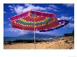 Brightly Patterned Umbrellas On Kamole Beach, Kamalo, Usa by Mark & Audrey Gibson Limited Edition Print