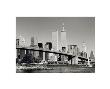 World Trade Center Over Brooklyn Bridge by Igor Maloratsky Limited Edition Print