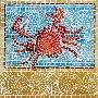 Mosaic Crab by Susan Gillette Limited Edition Print
