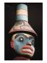 Head Of Tlingit Mortuary Pole From Old Wrangell Village, Burke Museum, Seattle, Washington, Usa by Charles Crust Limited Edition Print