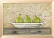 Pears On White Porecelain by Janet Brignola-Tava Limited Edition Print