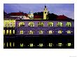 Plecnik Colonnade And Cathedral Of St. Nicholas At Dusk, Ljubljana, Slovenia by Richard I'anson Limited Edition Print