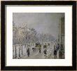 The Effect Of Snow On The Boulevard's Appearance by Camille Pissarro Limited Edition Print