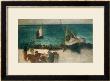Seascape At Berck, Fishing Boats And Fishermen, 1872-1873 by Ã‰Douard Manet Limited Edition Print
