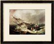 Rowing To Rescue Shipwrecked Sailors Off The Northumberland Coast by John Wilson Carmichael Limited Edition Print