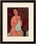 Seated Nude With A Shirt, 1917 by Amedeo Modigliani Limited Edition Print