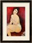 Large Seated Nude by Amedeo Modigliani Limited Edition Pricing Art Print