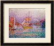 Harbour At Marseilles, Circa 1906 by Paul Signac Limited Edition Print
