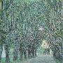 Parkway In Front Of Castle Kammer At Lake Atter by Gustav Klimt Limited Edition Print