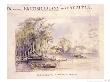 Guyana, Venezuela, Great Fall And Map, Vignette 1841 by Edward Goodall Limited Edition Print