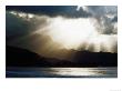 Sun Shining Through Clouds With Mountain Backdrop, Hanalei Beach, Po-Ipu, U.S.A. by Kevin Levesque Limited Edition Pricing Art Print