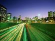 Highway 720 In Motion & City At Twilight, Montreal, Quebec by Yves Marcoux Limited Edition Print