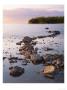Sunset Light On The Rocky Shore Of Green Bay At Peninsula State Park, Wisconsin, Usa by Willard Clay Limited Edition Print