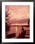 Fishing And Rowing At Sunset On A Pond In The United States by Alfred Eisenstaedt Limited Edition Print
