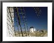 Windmills And Castle, Consuegra, Toledo, Castile La Mancha, Spain by Michael Busselle Limited Edition Print