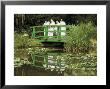 Four Nuns Standing On The Japanese Bridge In The Garden Of The Impressionist Painter Claude Monet by David Hughes Limited Edition Print