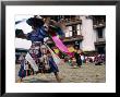 Black Hat Dancers, Tsechu Festival, Gangtey Gompa, Himalayan Kingdom, Bhutan by Lincoln Potter Limited Edition Print