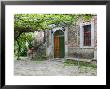 Courtyard Detail, Limonos Monastery, Filia, Lesvos, Mithymna, Aegean Islands, Greece by Walter Bibikow Limited Edition Print