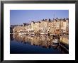 Reflections In The Old Harbour At St. Catherine's Quay In Honfleur, Basse Normandy by Richard Ashworth Limited Edition Print