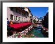 Thiou River Running Through Town Centre, Annecy, Rhone-Alpes, France by John Elk Iii Limited Edition Print