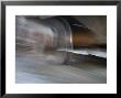 Heavy Train Wheel Grips The Track In A Blur Of Speed, Silver Spring, Maryland by Stephen St. John Limited Edition Print
