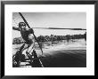 Brazilian Indian Fishing With A Bow And Arrow by Stan Wayman Limited Edition Print