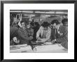 Shoppers Looking At Appliances In Polk's Department Store by Francis Miller Limited Edition Print