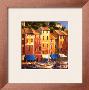 Portofino Waterfront by Michael O'toole Limited Edition Pricing Art Print