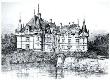 Chateau Dazay Le Rideau by Jean Carzou Limited Edition Print