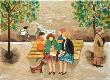 Sur Le Banc by Nathalie Chabrier Limited Edition Print