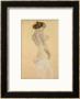 Standing Female Nude, 1912 by Egon Schiele Limited Edition Print